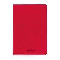 Notitieboek aurora capri a5 192blz lijn 80gr rood | 10 stuks
