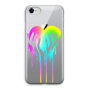 Hold My Heart: iPhone 8 Transparant Hoesje
