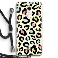 Leopard pattern: Xiaomi Redmi 5 Transparant Hoesje met koord
