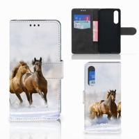Huawei P30 | Telefoonhoesje | Met pasjeshouder | Paarden