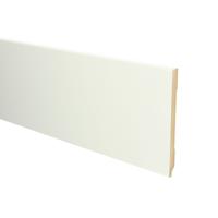 MDF Moderne plint 150x12 voorgelakt RAL9010 - lengte 240cm