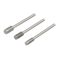 Wolfcraft Diamantslijpstift-set | Cilindervormig | 3-delig | 1 set - 5987000