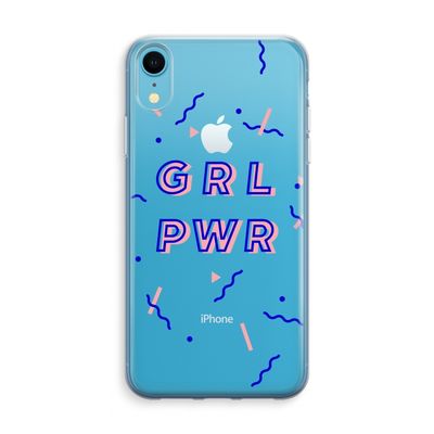 GRL PWR: iPhone XR Transparant Hoesje