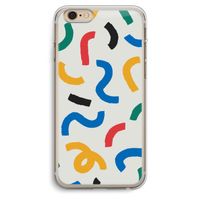 Illustratieve pop 2: iPhone 6 Plus / 6S Plus Transparant Hoesje