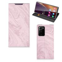 Samsung Galaxy Note 20 Ultra | Standcase | Marble Pink - Origineel Cadeau Vriendin