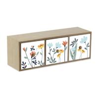 Doos-Juwelenkistje Versa Selene 11 x 11 x 33 cm Hout MDF