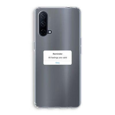 Reminder: OnePlus Nord CE 5G Transparant Hoesje