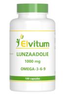 Elvitum Lijnzaadolie omega 3-6-9 100 Capsules
