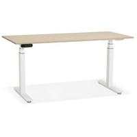 Bondy Living Droide Zit Sta Bureau Naturel | Wit Large