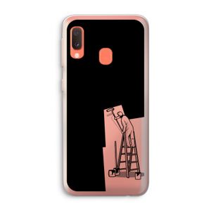 Musketon Painter: Samsung Galaxy A20e Transparant Hoesje