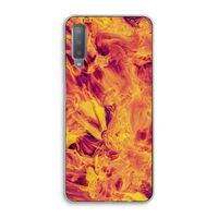 Eternal Fire: Samsung Galaxy A7 (2018) Transparant Hoesje