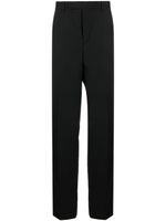 Versace pantalon de costume en laine - Noir