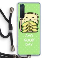 Avo Good Day: Sony Xperia 5 II Transparant Hoesje met koord