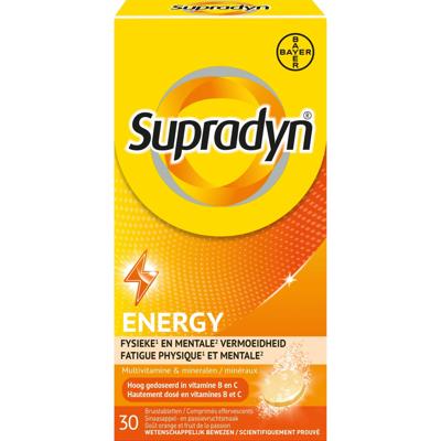 Supradyn Energy Multivitamine Voor Energie bruistabletten 30