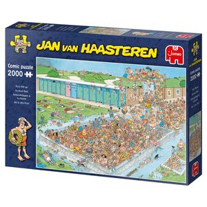 Jumbo puzzel 2000 stukjes Jan van Haasteren Bomvol bad