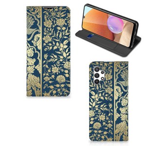 Samsung Galaxy A32 4G | A32 5G Enterprise Editie Smart Cover Beige Flowers