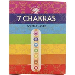 Green Tree Geurkaars 7 chakra