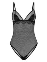 Dolce & Gabbana body à détails en dentelle - Noir