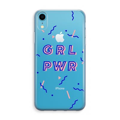GRL PWR: iPhone XR Transparant Hoesje