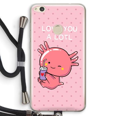 Love You A Lotl: Huawei Ascend P8 Lite (2017) Transparant Hoesje met koord