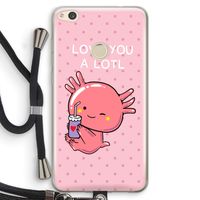 Love You A Lotl: Huawei Ascend P8 Lite (2017) Transparant Hoesje met koord