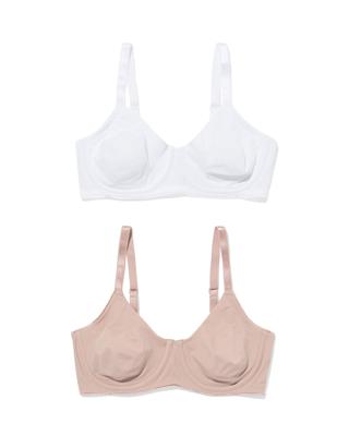 HEMA Niet Voorgevormde Bh Met Beugel E-F - 2 Stuks Multi (multi)