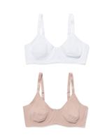 HEMA Niet Voorgevormde Bh Met Beugel E-F - 2 Stuks Multi (multi)