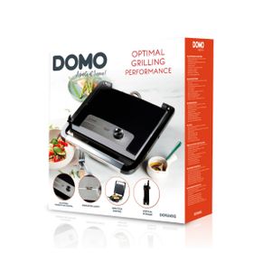 DOMO DO9245G Multigrill Elektrisch Controlelampje, Inklapbaar, Anti-aanbaklaag