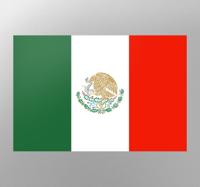Muursticker Nationale Vlag Mexico