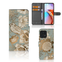 Hoesje voor Motorola Edge 40 Pro Vintage Bird Flowers