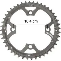 Shimano Tandwiel Deore 44T Zwart 4-Arm