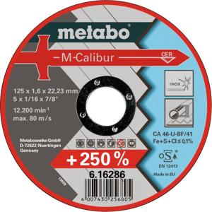 Metabo 616285000 Doorslijpschijf recht 115 mm 25 stuk(s) Staal