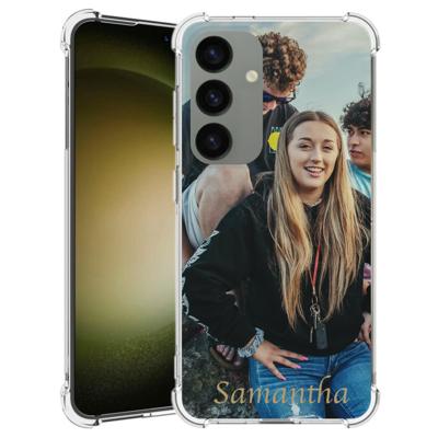 Anti-Shock Back Cover Hoesje Maken | voor de Samsung Galaxy S24 | Eigen telefoonhoesje ontwerpen | Op maat gemaakt
