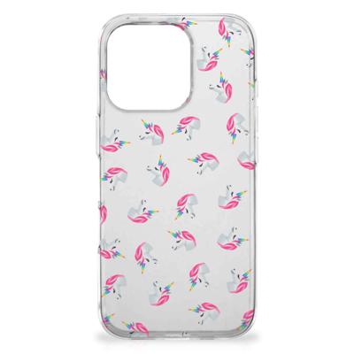 TPU bumper voor iPhone 16 Pro Unicorns