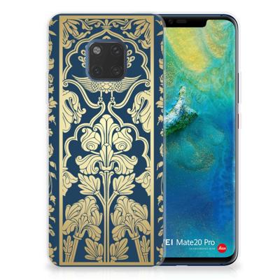 Huawei Mate 20 Pro | TPU Case | Beige Flowers