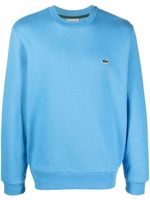 Lacoste sweat à patch logo poitrine - Bleu