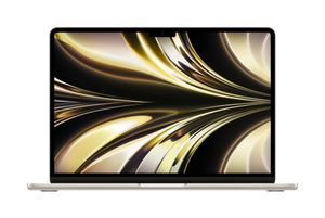 Apple MacBook Air Laptop 34,5 cm (13.6") Apple M M2 8 GB 512 GB SSD Wi-Fi 6 (802.11ax) macOS Monterey Beige