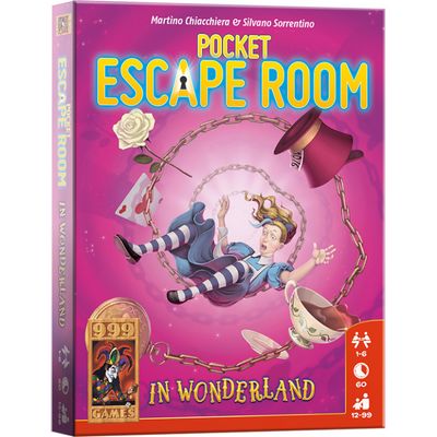 999 Games Pocket Escape Room: In Wonderland Kaartspel