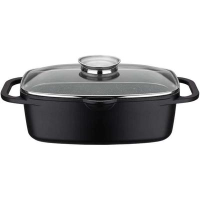 Braadpan - BAUMALU - 382983 - Rechthoekig - Keramische binnenkant - 33 x 21 cm