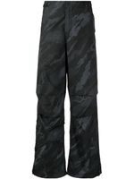 Maharishi pantalon Bonsai à imprimé végétal - Bleu