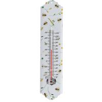 Esschert design thermometer Bijen - voor binnen en buiten - 30 x 7 cm - Celsius/fahrenheit