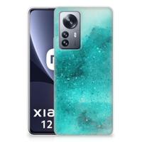 Smartphone hoesje Xiaomi 12 Pro Painting Blue