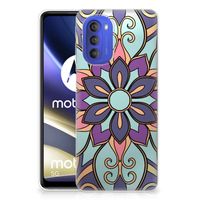 Motorola Moto G51 5G TPU Case Purple Flower