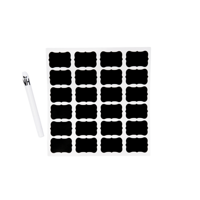 Krijt Labels (Set) Vorm 1 (incl. stift)