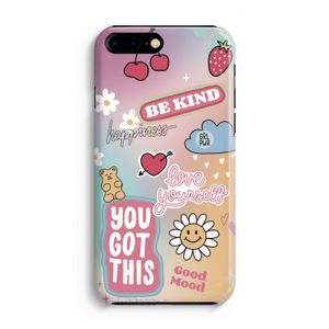 Positivity: iPhone 8 Plus Volledig Geprint Hoesje