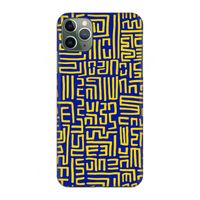 Majorelle Blue Print: Volledig geprint iPhone 11 Pro Max Hoesje