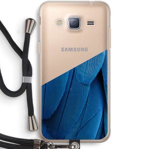Pauw: Samsung Galaxy J3 (2016) Transparant Hoesje met koord