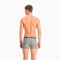 2-pack basis Boxershorts Dark Grey/Black - thumbnail