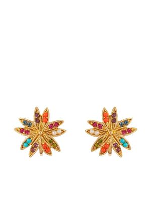 Susan Caplan Vintage x D'Orlan boucles d'oreilles serties de cristal (années 1980)