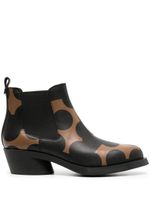 Camper bottines Bonnie en daim 50 mm - Noir